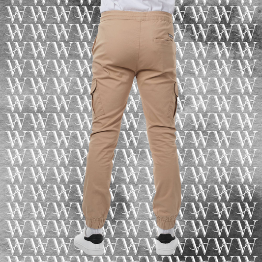 Miesten KOBY-BEIGE Cargo housut