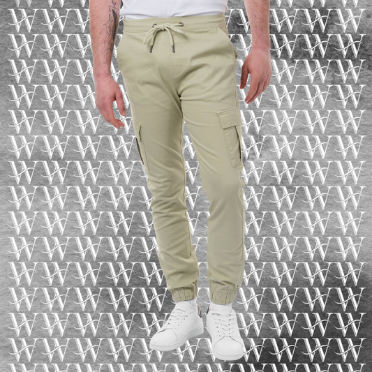 Miesten Cargo housut - Khaki